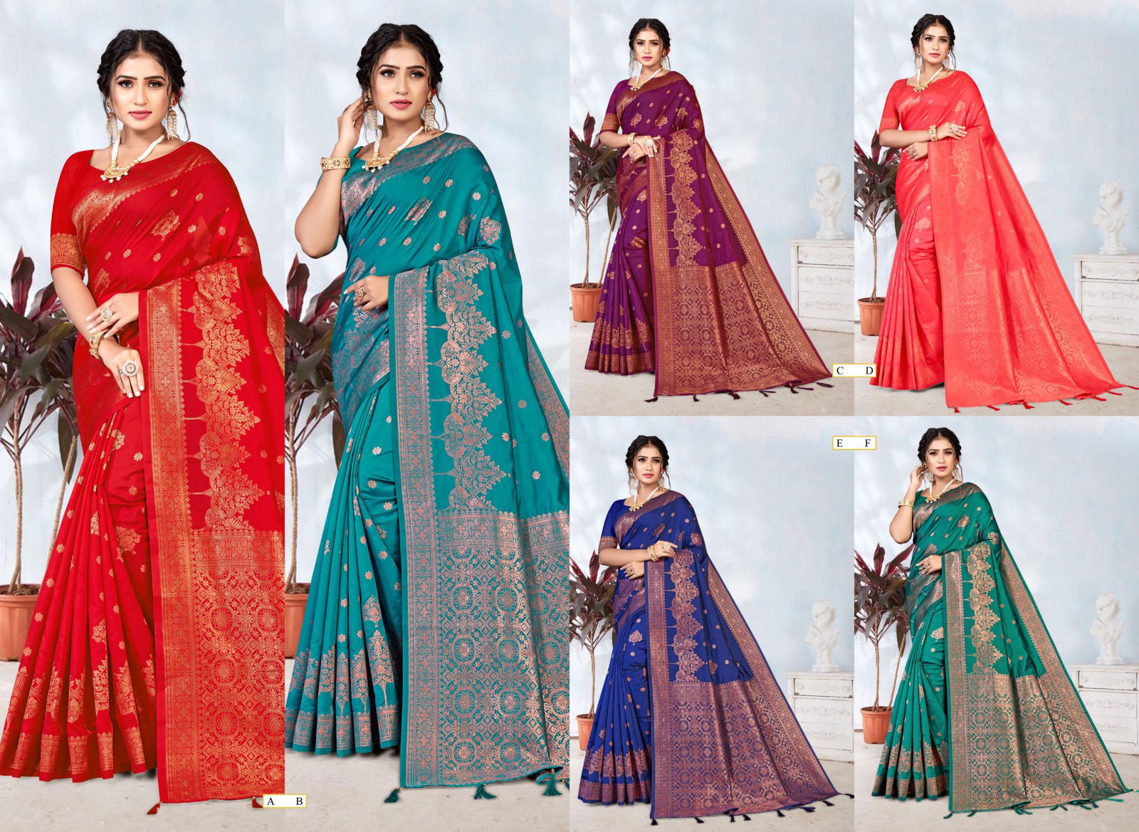 Keshrin By Ynf Banarasi Daily Wear Sarees Catalog
